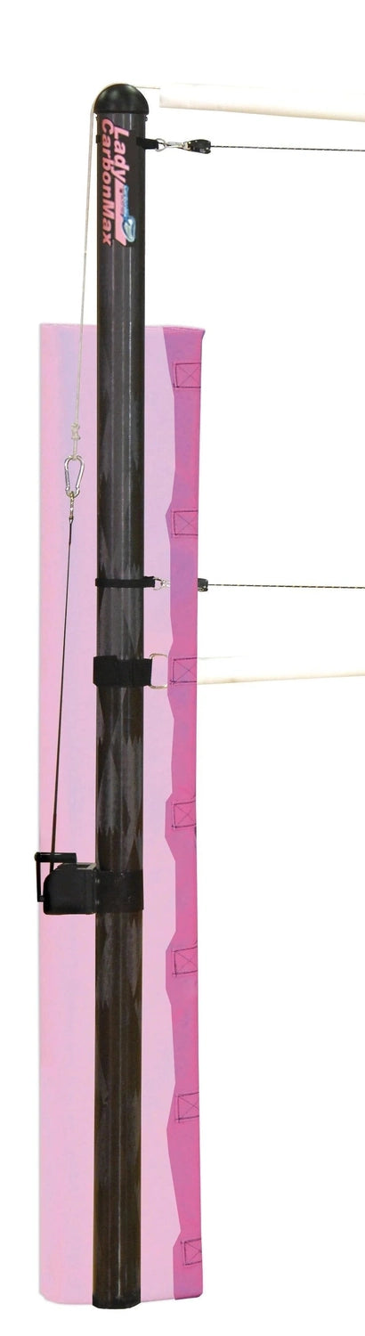Bison Lady CarbonMax Composite System without Padding WEIGHT ISSUE Volleyball Nets & Court Equipment All