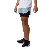 New Balance Men's Q Speed Fuel 2 in 1 5 inch Short Mens Apparel Shorts