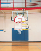 Bison 6-In-1 Easy Up Youth Mini Goal Basketball Equipment All