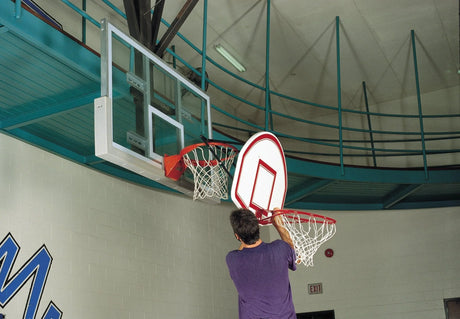 Bison 6-In-1 Easy Up Youth Mini Goal Basketball Equipment All