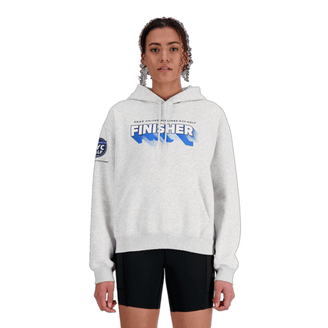 New Balance Women's United Airlines NYC Half Finisher Fleece Hoodie Womens Apparel Sweatshirts & Fleece