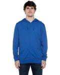 Beimar Unisex Jersey Long-Sleeve Full-Zip Hooded T-Shirt Beimar