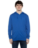 Beimar Unisex Jersey Long-Sleeve Full-Zip Hooded T-Shirt Beimar