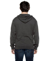 Beimar Unisex Jersey Long-Sleeve Full-Zip Hooded T-Shirt Beimar