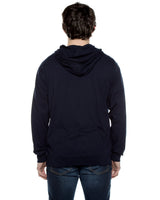 Beimar Unisex Jersey Long-Sleeve Full-Zip Hooded T-Shirt Beimar