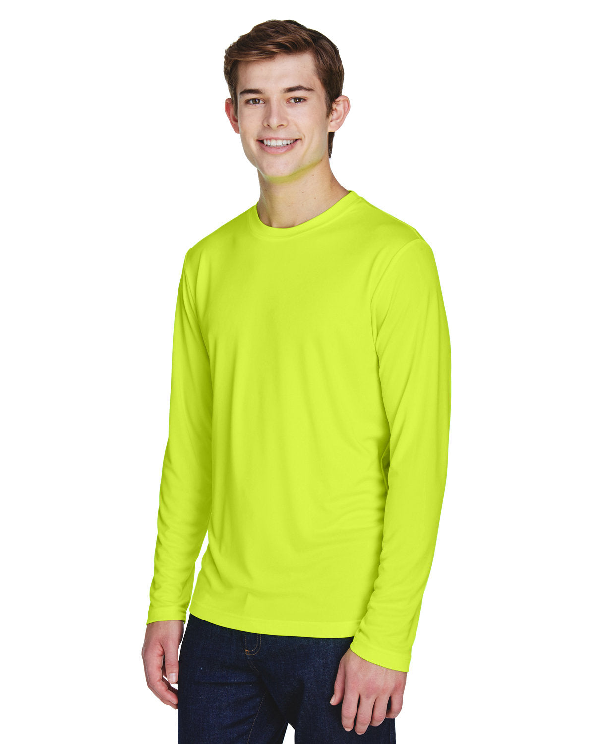 Team 365 Men's Zone Performance Long-Sleeve T-Shirt Mens Apparel Shirts & Tops
