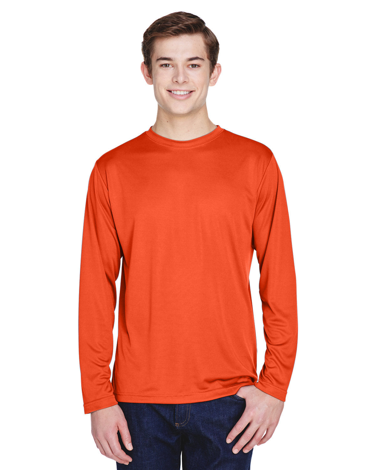 Team 365 Men's Zone Performance Long-Sleeve T-Shirt Mens Apparel Shirts & Tops
