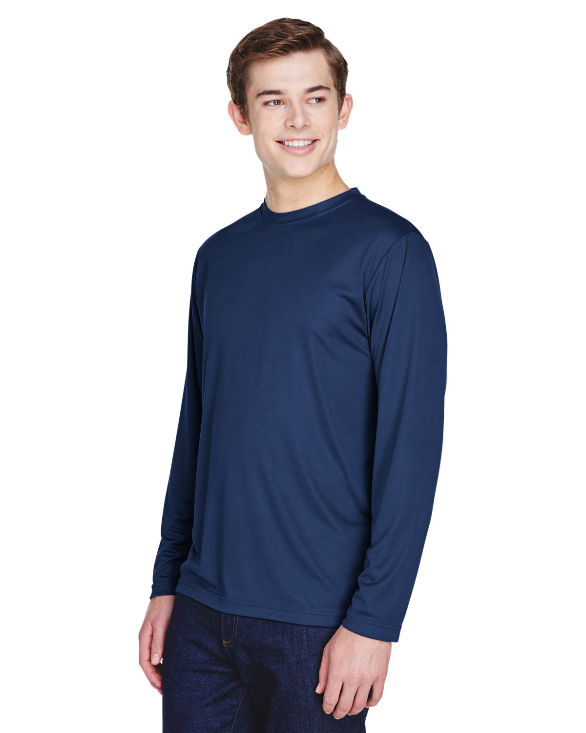 Team 365 Men's Zone Performance Long-Sleeve T-Shirt Mens Apparel Shirts & Tops