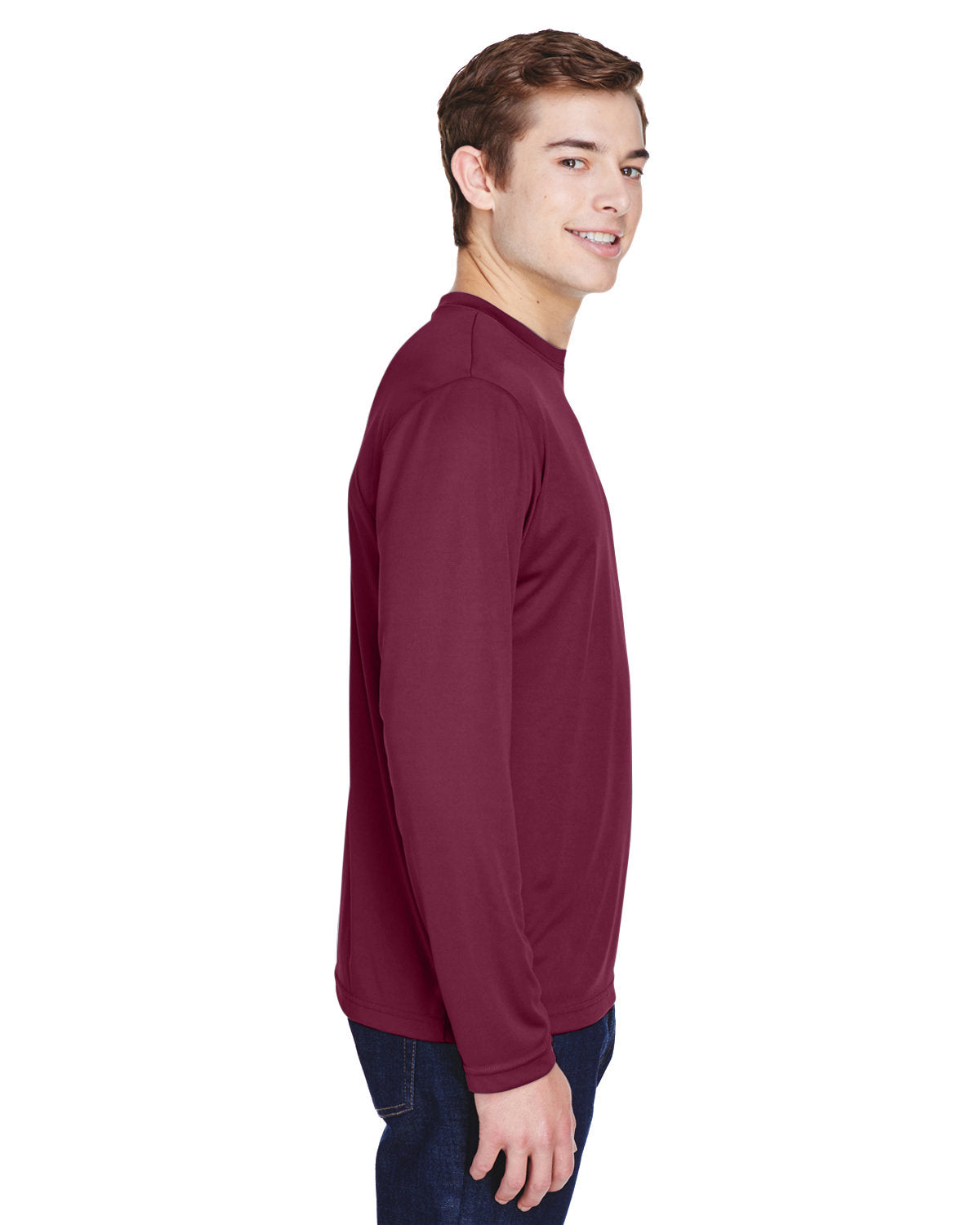 Team 365 Men's Zone Performance Long-Sleeve T-Shirt Mens Apparel Shirts & Tops