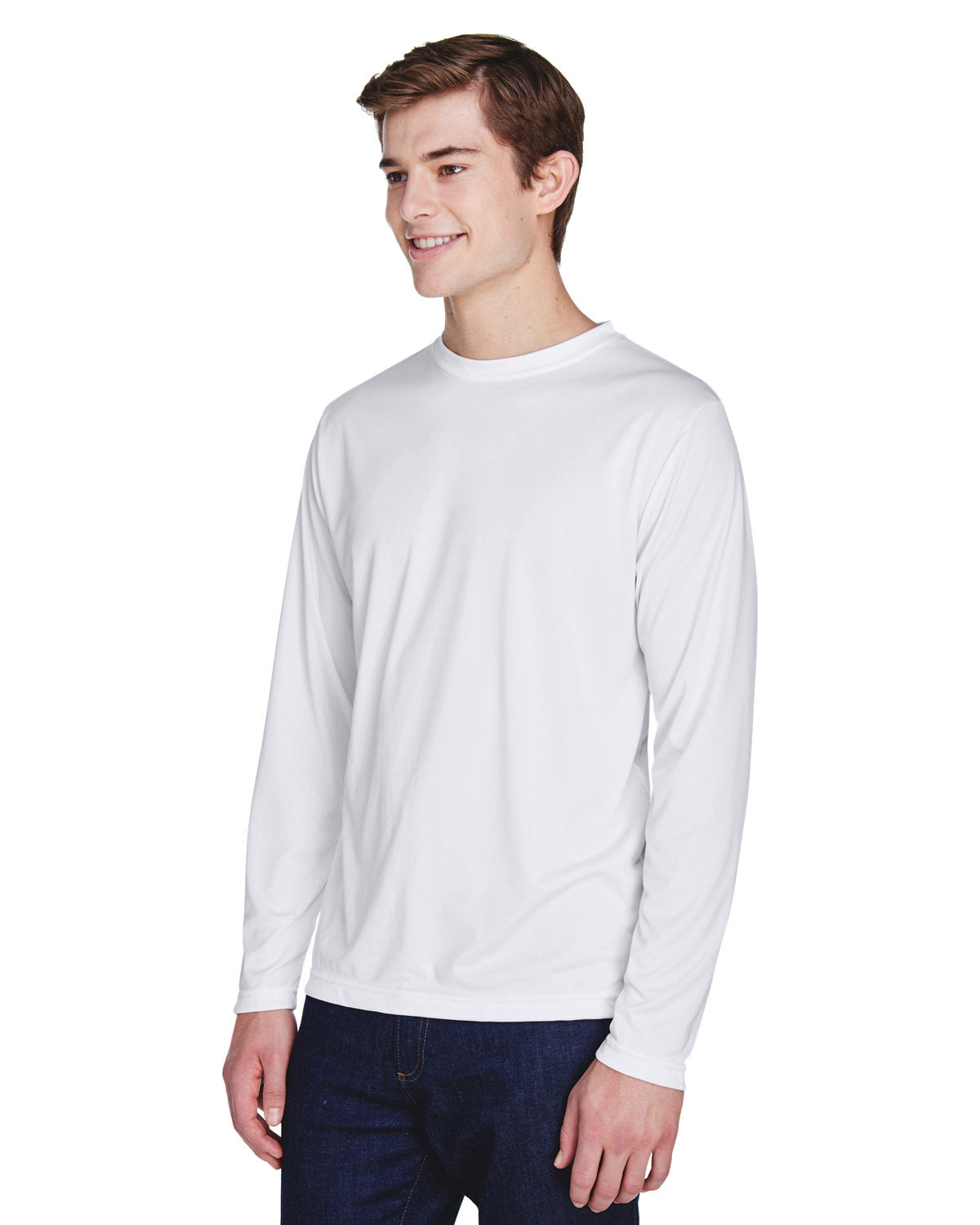 Team 365 Men's Zone Performance Long-Sleeve T-Shirt Mens Apparel Shirts & Tops