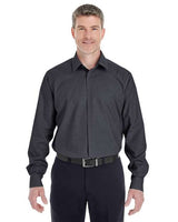 Devon & Jones Men's Crown Collection Royal Dobby Dress Shirt-1