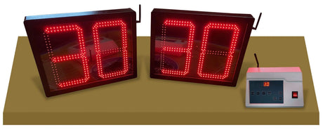 Bison Combination In Time Shot Clocks and Correct Call 2.0 LED System Basketball Equipment All