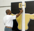 Bison Hidden "Z" Track Mounting System for Wall Padding Sports Field Equipment All