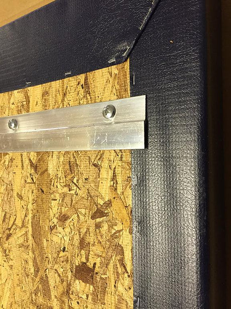 Bison Hidden "Z" Track Mounting System for Wall Padding Sports Field Equipment All