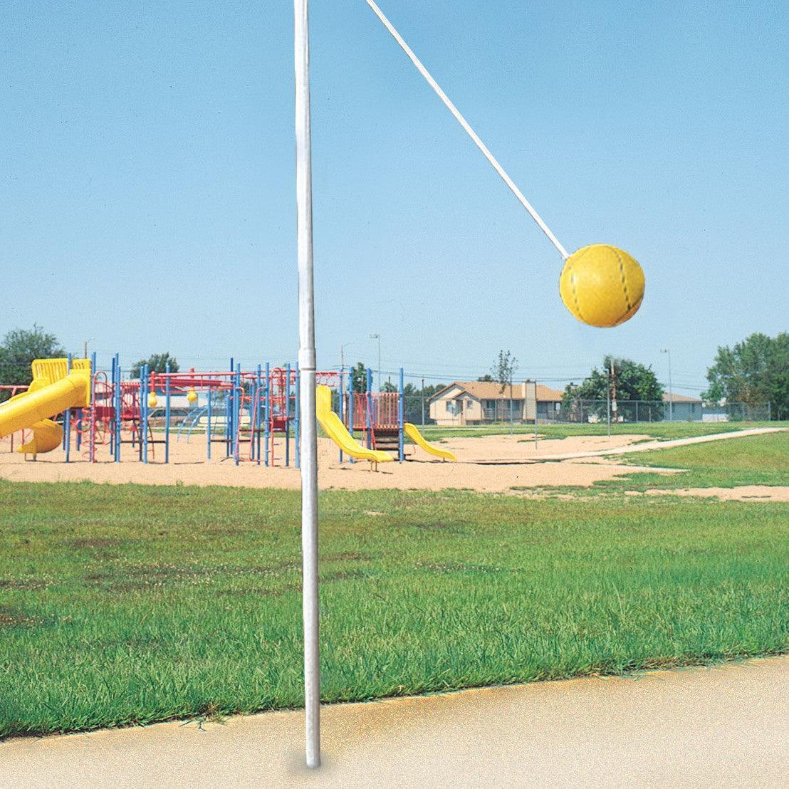 Bison In-Ground Tetherball Set Volleyball Nets & Court Equipment All