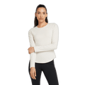 New Balance Women's Micro-Rib Long Sleeve Womens Apparel Shirts & Tops