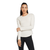 New Balance Women's Micro-Rib Long Sleeve Womens Apparel Shirts & Tops