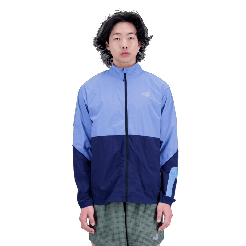 New Balance Men's Graphic Impact Run Packable Jacket Mens Apparel Jackets & Vests