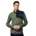 New Balance Men's Heatloft 1/4 Button Snap Top Mens Apparel Shirts & Tops