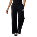 New Balance Women's Essentials Stacked Logo French Terry Wide Legged Sweatpant Womens Apparel Pants & Sweatpants