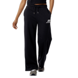 New Balance Women's Essentials Stacked Logo French Terry Wide Legged Sweatpant Womens Apparel Pants & Sweatpants