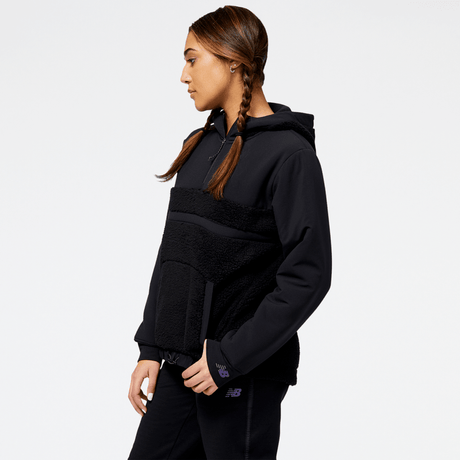 New Balance Women's Q Speed Sherpa Pullover Womens Apparel Sweatshirts & Fleece