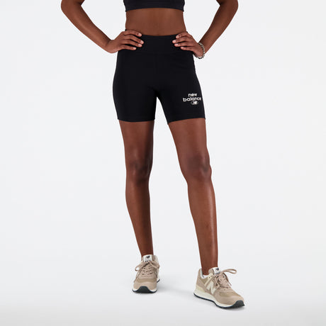 New Balance Women's Essentials Reimagined Archive Cotton Fitted Short Womens Apparel Shorts
