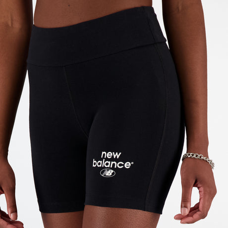 New Balance Women's Essentials Reimagined Archive Cotton Fitted Short Womens Apparel Shorts