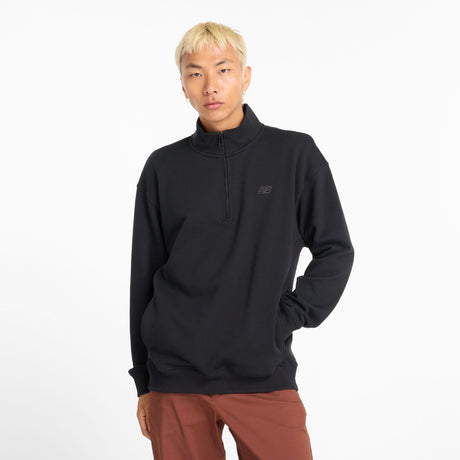 New Balance Men's Athlete Athletics Fleece 1/2 Zip Mens Apparel Sweatshirts & Fleece