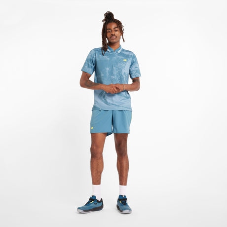 New Balance Men's Athlete Printed Tournament Polo Tennis & Racquet Apparel All