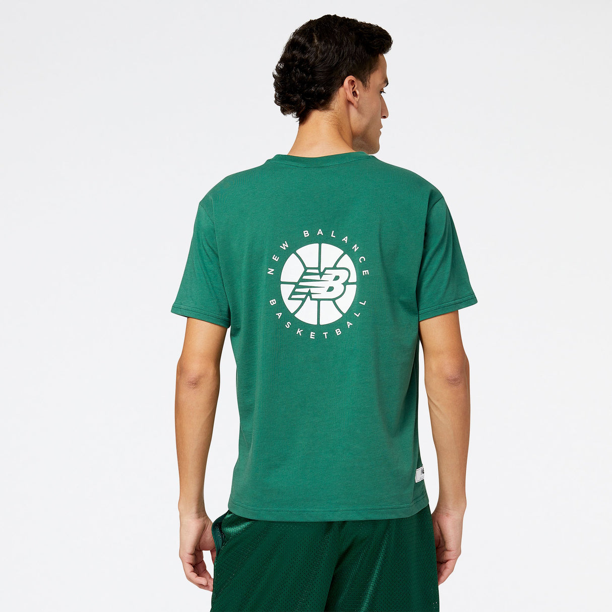 New Balance Men's Hoops Essentials Fundamental Tee Tall Mens Apparel Shirts & Tops