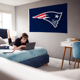 Rico Industries NFL  New England Patriots Standard 3' x 5' Banner Flag-3