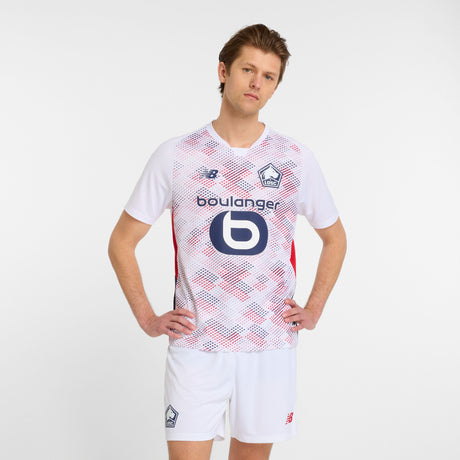 New Balance Men's Lille LOSC Away Short Sleeve Jersey Soccer Uniforms & Apparel All