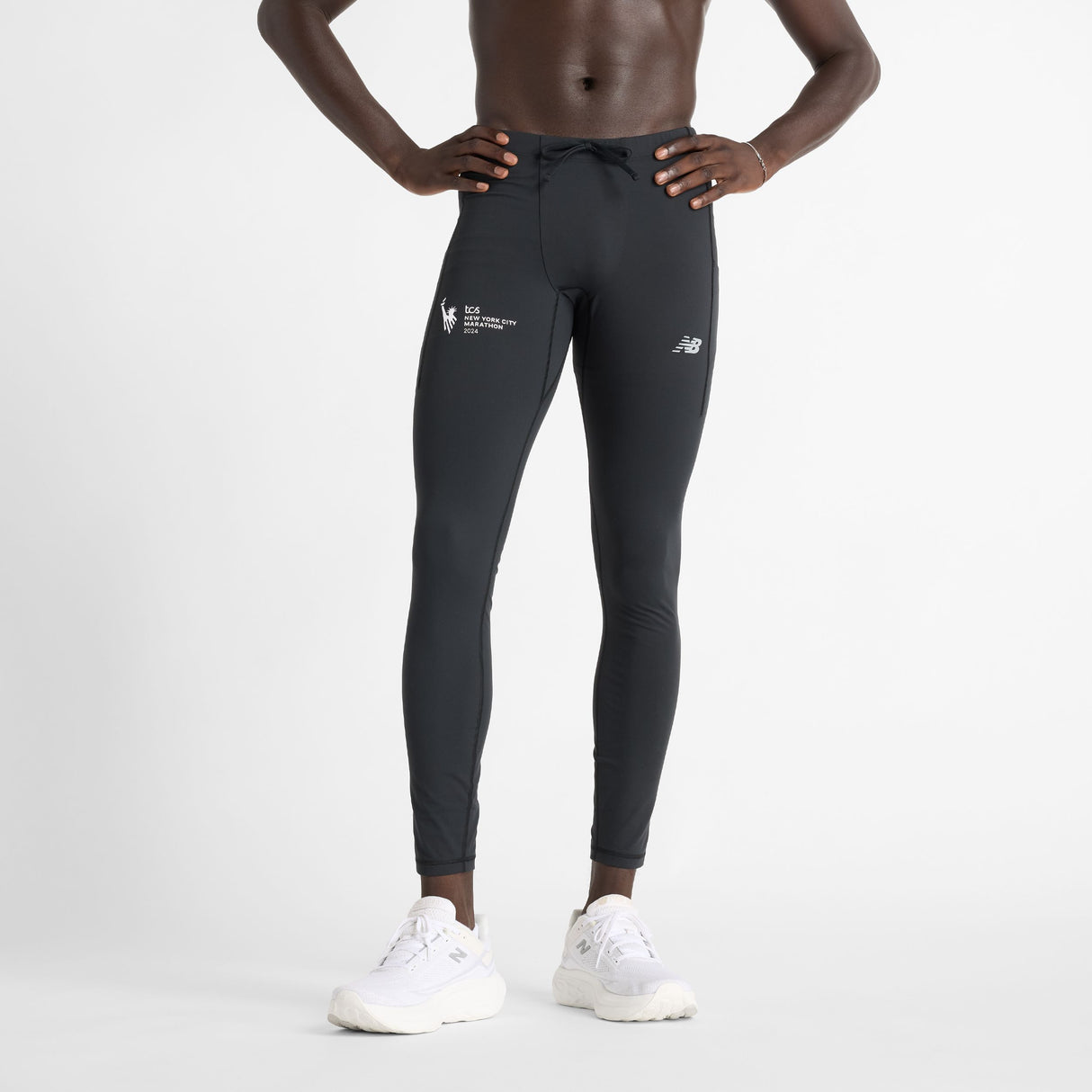 New Balance Men's NYC Marathon Sleek Pocket Tight Mens Apparel Pants & Sweatpants