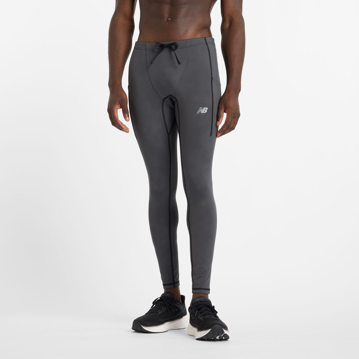 New Balance Men's Athletics Reflective Heat Pocket Tight Mens Apparel Pants & Sweatpants
