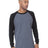 Bayside Heavyweight Waffle Knit Thermal Raglan Bayside
