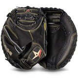 All-Star Solid Black Pro-Elite 33.5" Catchers Mitt Baseball Gloves & Mitts All