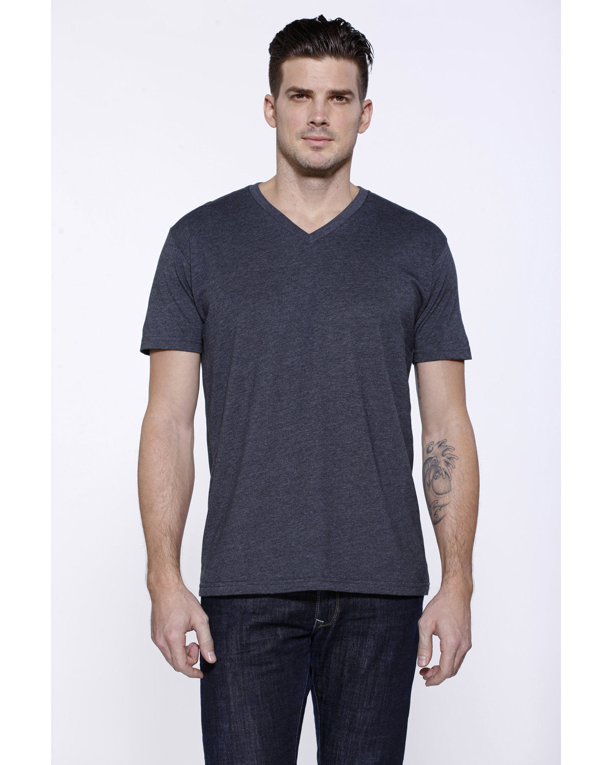 StarTee Men's CVC V-Neck T-Shirt StarTee