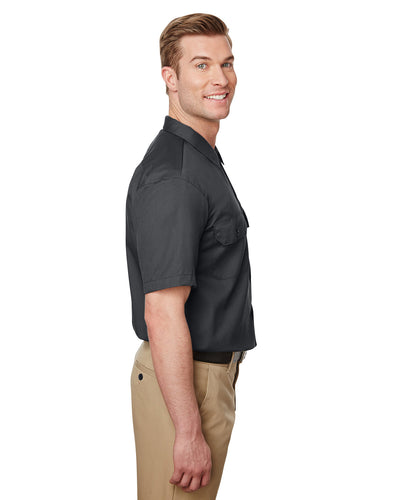 Dickies Men's Short Sleeve Slim Fit Flex Twill Work Shirt