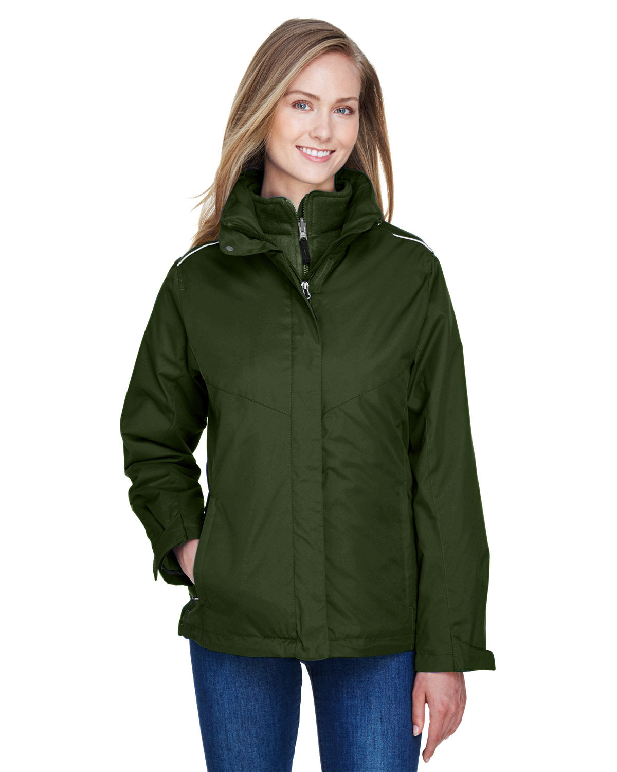 CORE365 Ladies' Region 3-in-1 Jacket with Fleece Liner CORE365