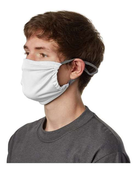 Hanes 2-Ply Cotton Pocket Face Mask Hanes