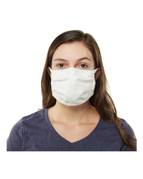 Hanes 3-Ply Cotton Face Masks - 50 Pack Hanes