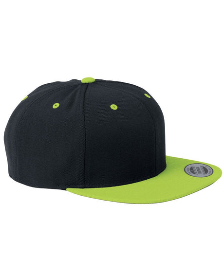 Yupoong Adult 6-Panel Structured Flat Visor Classic Snapback Yupoong