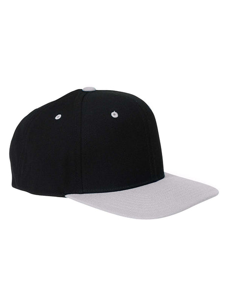 Yupoong Adult 6-Panel Structured Flat Visor Classic Snapback Yupoong