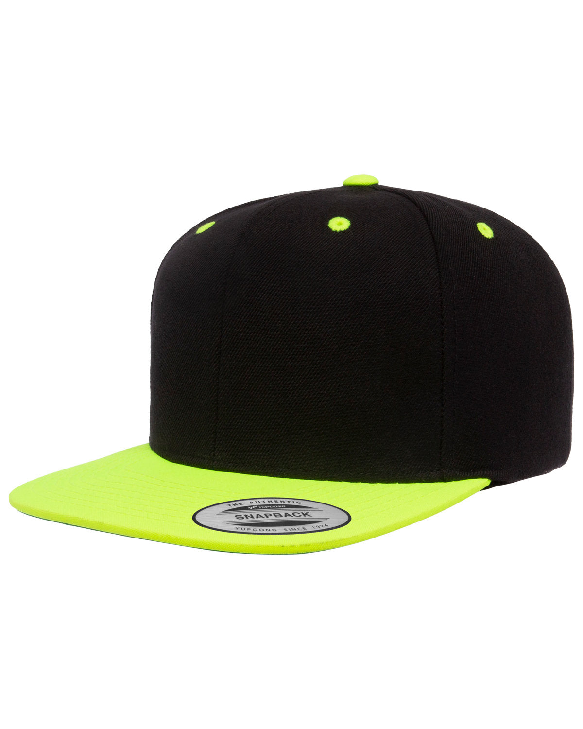 Yupoong Adult 6-Panel Structured Flat Visor Classic Snapback Yupoong