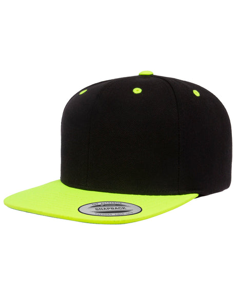 Yupoong Adult 6-Panel Structured Flat Visor Classic Snapback Yupoong