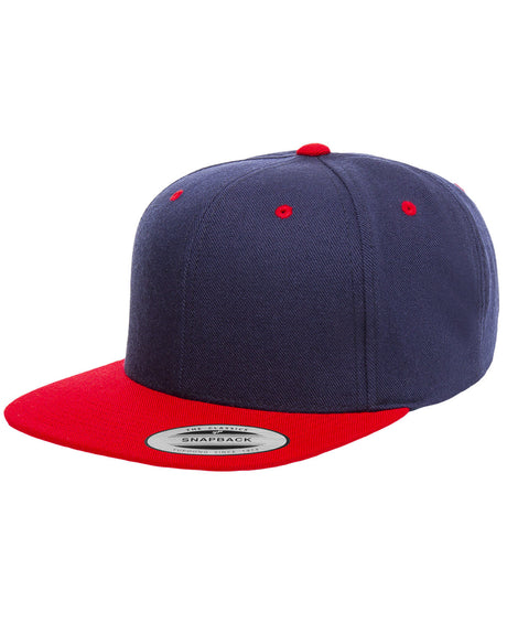 Yupoong Adult 6-Panel Structured Flat Visor Classic Snapback Yupoong