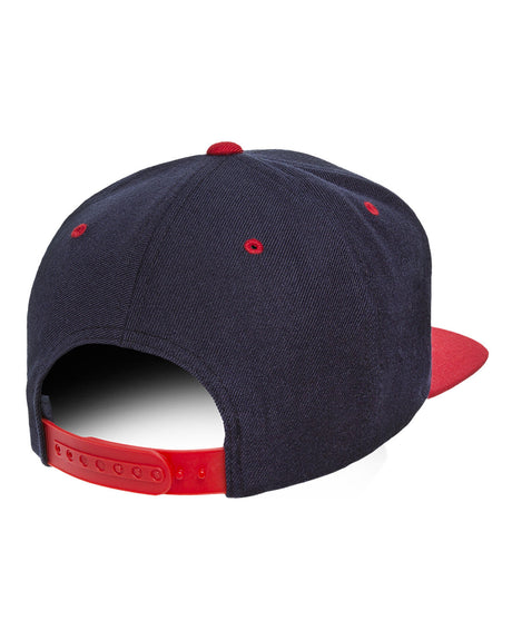 Yupoong Adult 6-Panel Structured Flat Visor Classic Snapback Yupoong
