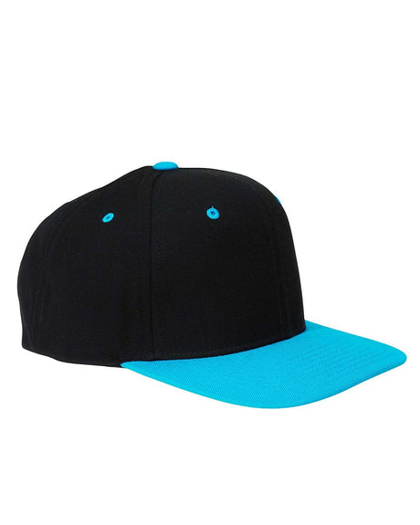 Yupoong Adult 6-Panel Structured Flat Visor Classic Snapback Yupoong