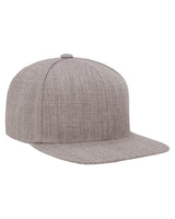Yupoong Adult 6-Panel Structured Flat Visor Classic Snapback Yupoong